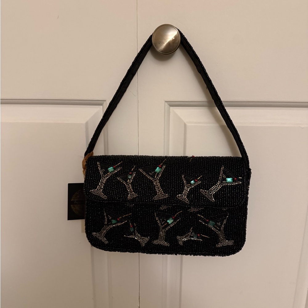 From India to You Beaded Bag Dirty Martini - Picture 3 of 6